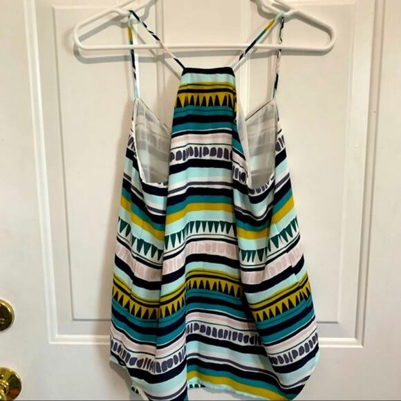 Loft striped colorful racerback tank size small - Picture 3 of 6